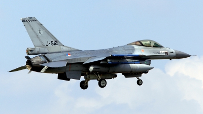 Photo ID 127118 by Carl Brent. Netherlands Air Force General Dynamics F 16AM Fighting Falcon, J 512