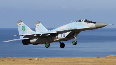 Photo ID 127040 by Chris Lofting. Ukraine Air Force Mikoyan Gurevich MiG 29 9 13, 01 BLUE
