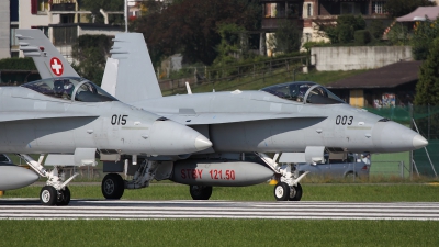 Photo ID 127847 by Ludwig Isch. Switzerland Air Force McDonnell Douglas F A 18C Hornet, J 5015