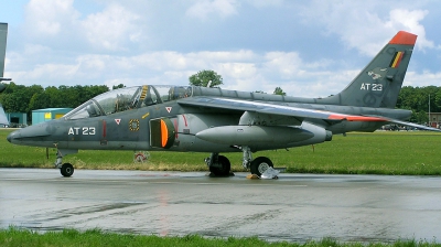 Photo ID 128711 by Arie van Groen. Belgium Air Force Dassault Dornier Alpha Jet 1B, AT23