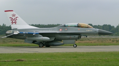 Photo ID 127597 by Arie van Groen. Denmark Air Force General Dynamics F 16B Fighting Falcon, ET 198