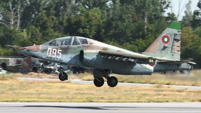 Photo ID 16676 by Anton Balakchiev. Bulgaria Air Force Sukhoi Su 25UBK, 095