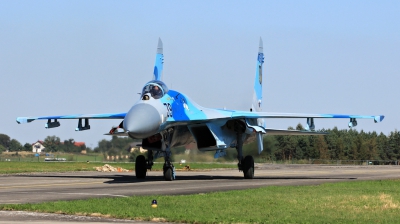 Photo ID 128374 by Milos Ruza. Ukraine Air Force Sukhoi Su 27P1M,  