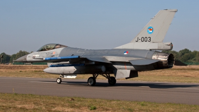 Photo ID 128966 by Jan Eenling. Netherlands Air Force General Dynamics F 16AM Fighting Falcon, J 003