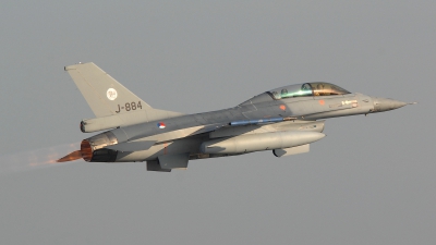 Photo ID 129081 by Peter Boschert. Netherlands Air Force General Dynamics F 16BM Fighting Falcon, J 884