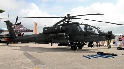 Photo ID 129326 by Chris Albutt. Netherlands Air Force Boeing AH 64DN Apache Longbow, Q 16