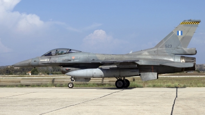 Photo ID 16799 by Chris Lofting. Greece Air Force General Dynamics F 16C Fighting Falcon, 523