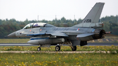 Photo ID 129666 by rob martaré. Netherlands Air Force General Dynamics F 16BM Fighting Falcon, J 208