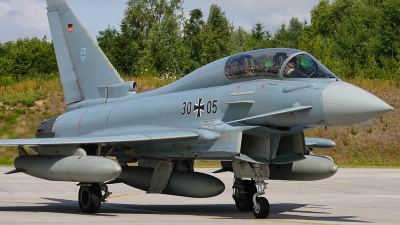 Photo ID 129705 by Markus Schrader. Germany Air Force Eurofighter EF 2000 Typhoon T, 30 05