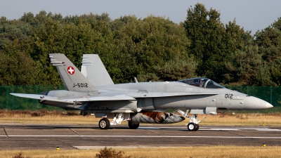 Photo ID 130873 by Jan Eenling. Switzerland Air Force McDonnell Douglas F A 18C Hornet, J 5012