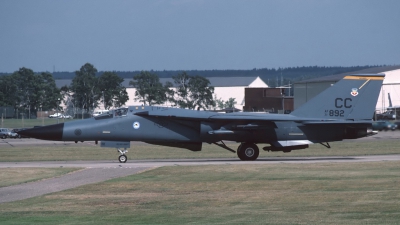 Photo ID 131461 by Peter Boschert. USA Air Force General Dynamics F 111F Aardvark, 71 0892