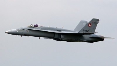 Photo ID 131808 by Jan Eenling. Switzerland Air Force McDonnell Douglas F A 18C Hornet, J 5021