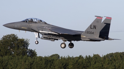 Photo ID 132462 by Chris Lofting. USA Air Force McDonnell Douglas F 15E Strike Eagle, 01 2004
