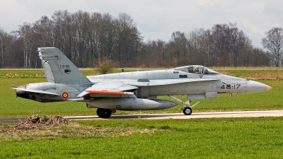 Photo ID 132587 by Jan Eenling. Spain Air Force McDonnell Douglas F A 18A Hornet, C 15 89