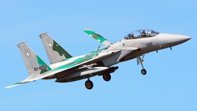 Photo ID 132852 by Mark Munzel. Japan Air Force McDonnell Douglas F 15DJ Eagle, 82 8092