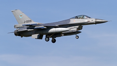 Photo ID 133068 by Niels Roman / VORTEX-images. Netherlands Air Force General Dynamics F 16AM Fighting Falcon, J 009