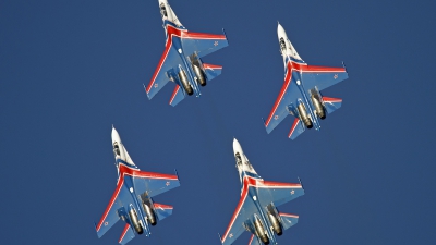 Photo ID 133059 by Niels Roman / VORTEX-images. Russia Air Force Sukhoi Su 27S, 10 BLUE