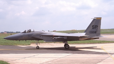 Photo ID 133448 by Peter Boschert. USA Air Force McDonnell Douglas F 15C Eagle, 84 0008