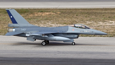 Photo ID 133544 by Carl Brent. Chile Air Force General Dynamics F 16AM Fighting Falcon, 743