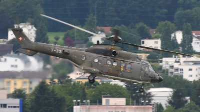 Photo ID 17411 by Jonathan Derden - Jetwash Images. Switzerland Air Force Aerospatiale AS 532UL Cougar, T 331