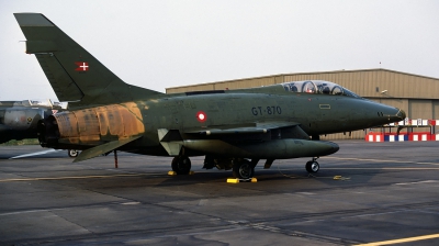 Photo ID 134159 by Alex Staruszkiewicz. Denmark Air Force North American TF 100F Super Sabre, GT 870