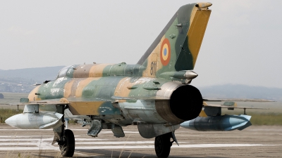 Photo ID 134850 by Carl Brent. Romania Air Force Mikoyan Gurevich MiG 21M Lancer A, 811