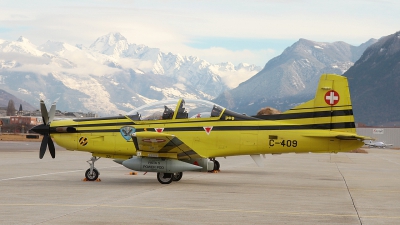 Photo ID 134859 by Manfred Jaggi. Switzerland Air Force Pilatus PC 9, C 409