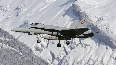 Photo ID 135223 by Caspar Smit. Switzerland Air Force McDonnell Douglas F A 18C Hornet, J 5019