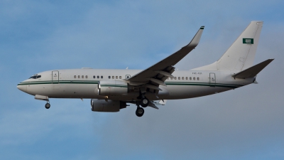 Photo ID 135506 by Doug MacDonald. Saudi Arabia Air Force Boeing 737 7DP BBJ, HZ 101