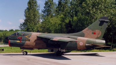 Photo ID 135538 by Jan Eenling. Portugal Air Force LTV Aerospace A 7P Corsair II, 15503