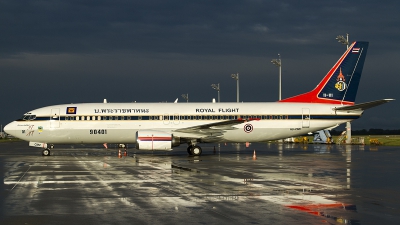 Photo ID 135632 by Thomas Ziegler - Aviation-Media. Thailand Air Force Boeing 737 4Z6, HS CMV