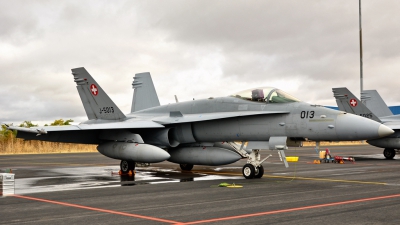 Photo ID 135659 by Ricardo Gomes. Switzerland Air Force McDonnell Douglas F A 18C Hornet, J 5013