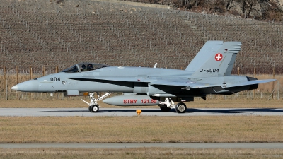 Photo ID 135859 by Martin Thoeni - Powerplanes. Switzerland Air Force McDonnell Douglas F A 18C Hornet, J 5004