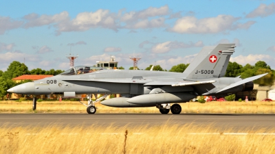 Photo ID 135843 by Ricardo Gomes. Switzerland Air Force McDonnell Douglas F A 18C Hornet, J 5008