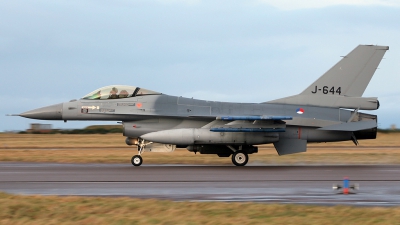 Photo ID 17692 by Andy Walker. Netherlands Air Force General Dynamics F 16AM Fighting Falcon, J 644