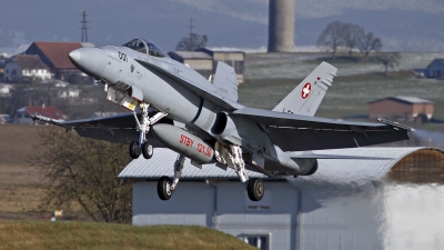 Photo ID 136141 by Niels Roman / VORTEX-images. Switzerland Air Force McDonnell Douglas F A 18C Hornet, J 5001