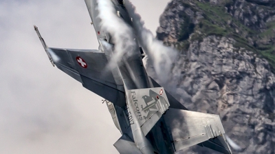 Photo ID 136332 by Ron Kellenaers. Switzerland Air Force McDonnell Douglas F A 18C Hornet, J 5017