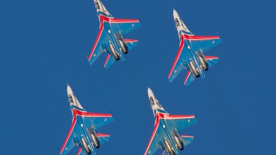 Photo ID 136483 by Gyula Rácz. Russia Air Force Sukhoi Su 27UB, 20 BLUE