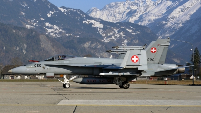 Photo ID 137344 by Martin Thoeni - Powerplanes. Switzerland Air Force McDonnell Douglas F A 18C Hornet, J 5020