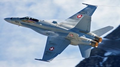 Photo ID 137372 by Isch Eduard. Switzerland Air Force McDonnell Douglas F A 18C Hornet, J 5023
