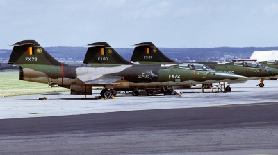 Photo ID 138207 by Alex Staruszkiewicz. Belgium Air Force Lockheed F 104G Starfighter, FX72