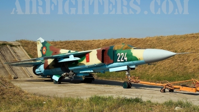 Photo ID 1808 by Jörg Pfeifer. Romania Air Force Mikoyan Gurevich MiG 23MF, 224