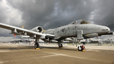 Photo ID 18261 by Hristos Lachtaras. USA Air Force Fairchild A 10A Thunderbolt II, 81 0963