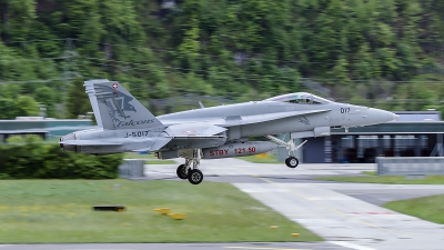 Photo ID 140516 by Caspar Smit. Switzerland Air Force McDonnell Douglas F A 18C Hornet, J 5017