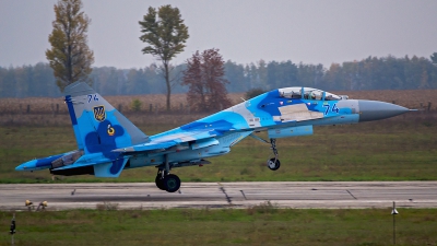 Photo ID 140943 by Antoha. Ukraine Air Force Sukhoi Su 27PU,  
