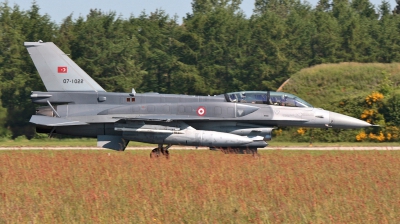 Photo ID 143237 by Frank Kloppenburg. T rkiye Air Force General Dynamics F 16D Fighting Falcon, 07 1022