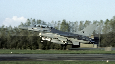 Photo ID 144718 by Joop de Groot. Netherlands Air Force General Dynamics F 16B Fighting Falcon, J 271