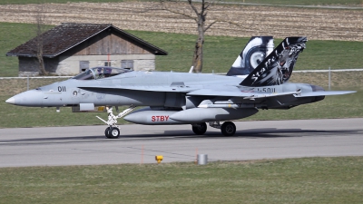 Photo ID 143481 by Andreas Weber. Switzerland Air Force McDonnell Douglas F A 18C Hornet, J 5011