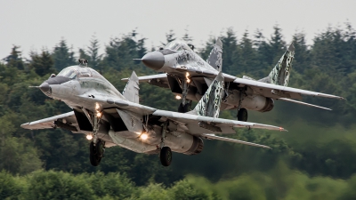 Photo ID 143723 by Robin Coenders / VORTEX-images. Slovakia Air Force Mikoyan Gurevich MiG 29UBS 9 51, 5304