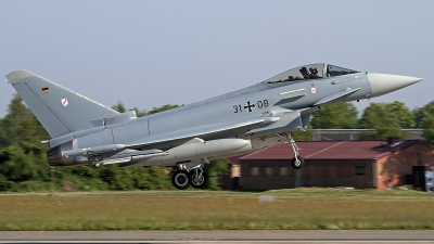 Photo ID 144290 by Niels Roman / VORTEX-images. Germany Air Force Eurofighter EF 2000 Typhoon S, 31 08